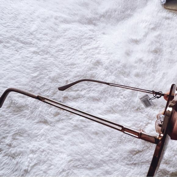 Monica Clear Brown  Geometric Sunglasses - Picture 6 of 12